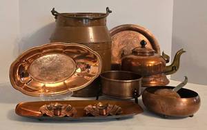 DR - Vintage Assorted Copperware