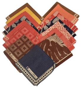 DR - Vintage Anne Klein Handkerchiefs 13 Square (Lot of 15)