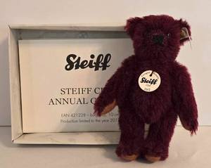 DR - Steiff Club 2012 Alpaca Fur Miniature Teddy Bear - 4 Inches Tall
