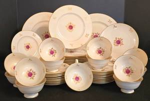 DR - Vintage Lenox Rhodora China Set (Lot of 59)