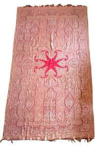 LR - Vintage Patterned Textile 62 x 115 In