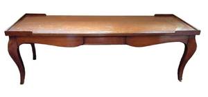 LR - Vintage Solid Wood BenchCoffee Table  With Drawer