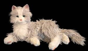 LR - Joy For All Ageless Innovation Silver Robotic Cat - 2019