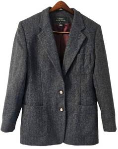 LR - Lauren Ralph Lauren Tweed Wool Blazer - Size 14