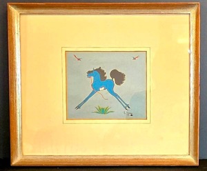 DR - Pop Chalee Blue Horse Limited Edition Silkscreen Print