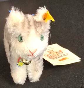 DR - Steiff Tabby 1936 Replica Cat - Historische Miniaturen Collection