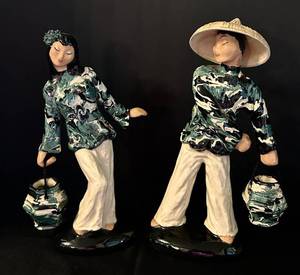 DR - Vintage Hedi Schoop Hollywood California Ceramic Figurines (Lot of 2)