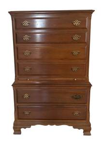ULR -Vintage Statton TruType Americana Solid Cherry Chippendale Style Dresser