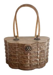 MB - Vintage Beehive Bakelite Handbag