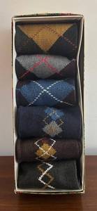 MB - 6-Pairs of New Argyle Socks