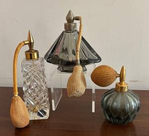 MB - Vintage Perfume Bottles Trio