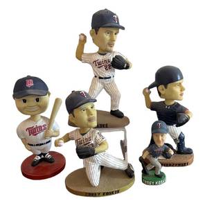 MB - Minnesota Twins Bobbleheads Collection - Brad Radke, Corey Koskie, AJ Pierzynski and More