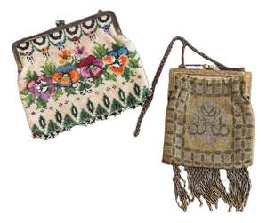 MB - Two Beautiful Vintage Beaded Handbags