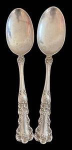 K - Vintage Gorham Buttercup Sterling Silver Serving Spoons