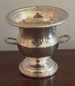 K - Sterling Silver Weighted Toothpick Holder