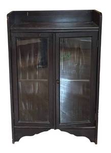 MB - Vintage Display Cabinet with Glass Doors