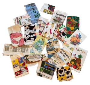 ULR - Vintage Linens - Assorted Printed Motifs