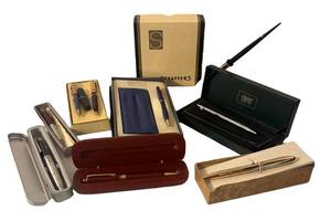 MB - Assorted Pen Collection by Parker Insignia, Cross, Sheaffers and More