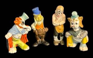 MB - Vintage Hand Painted Pinocchio Themed Figurines