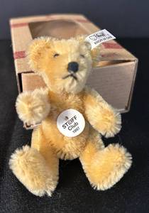 Vintage Steiff Club Gift 199798 Replica 1922 Blonde Teddy Bear