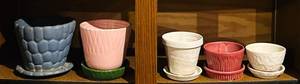 BSB - Shawnee & Morton Usa Vintage Planter Pot Set (Lot of 5)