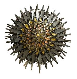BS - Handmade Metal Sunburst Wall Art 20 in