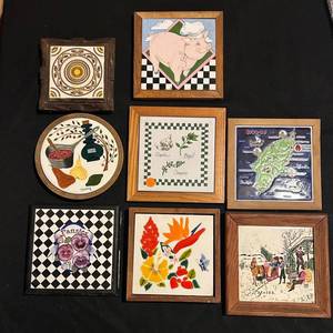 BS - Decorative Tile Trivets (Lot of 8) 8 X 8 in