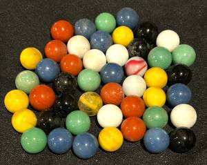 BSF - Assorted Glass Marbles (Lot of 40)