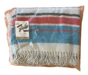 ULR - Vintage Faribo Wool Throw Blanket