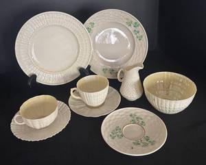 MB - Belleek Ireland Assorted Porcelain Plates, Bowls, Cups, Saucers and More