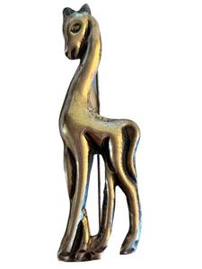 Vintage Sterling Silver Giraffe Brooch