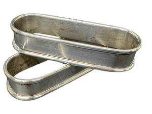 Pair of Antique Sterling Silver Napkin Rings