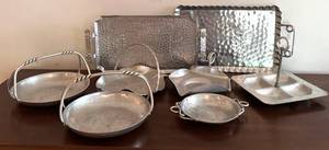 Vintage Mid-Century Buenilum Aluminum Ware Mixed Lot