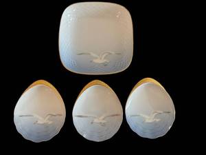 Vintage Bing & Grndahl Seagull Dishes (Lot of 4)