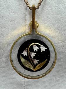 Vintage 8K Gold Chain With Pendant Necklace