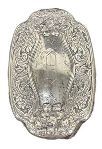 Vintage Sterling Silver Vanity Jar Cover