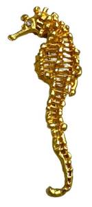 Vintage Les Bernard Seahorse Brooch