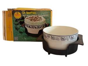 MBR - Vintage Nordic Ware La Souffle Dish & Casserole With Table Server