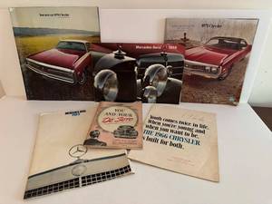 MBR - Vintage Chrysler, Mercedes-Benz & DeSoto Brochures Mixed Lot