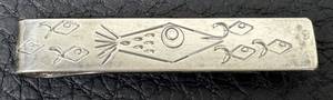 Vintage Handmade Sterling Silver Tie Bar
