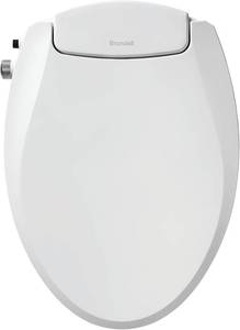 Brondell Swash Ecoseat Non-Electric Bidet Toilet Seat, Elongated, Dual Nozzle, Easy Install
