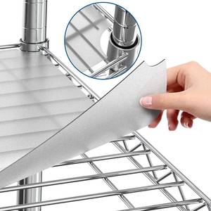 Shelf Liners for Wire Shelves - 5 Clear 12x22 in Mats