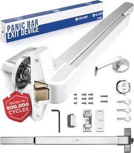 $160 FORTSTRONG Panic Bars for Exit Doors Push Bar - Heavy Duty, Grade 1 ULADA Compliant