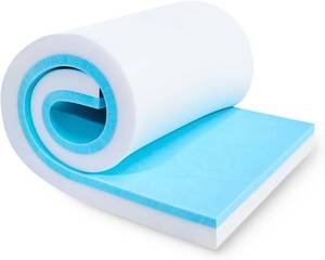 Upholstery Foam 72 x 24 x 3 in, Gel Memory Foam for Cushions, Replacement Pad