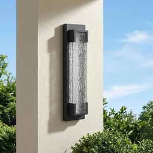 Hyunbae Outdoor Wall Light 18.9 Sconce, Waterproof, Acrylic Ripple Lamp, 2700K, Dimmable
