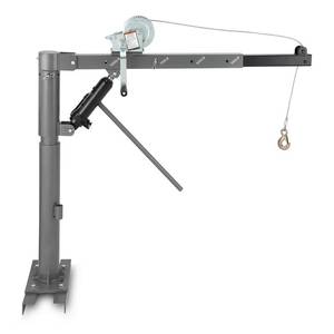 $210 Garvee 1000 lbs Truck Crane, Hitch-Mount Jib Crane Hoist for Pickup Trucks