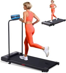 Walking Pad Treadmill with Incline, Portable Under-Desk Treadmill, 3.0HP, 0.6-7.6MPH, 350LBS