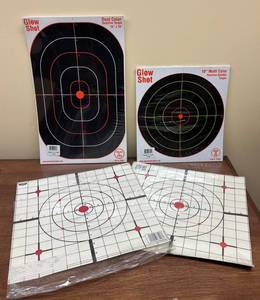 LL - Over 60 New Glow Shot & Birchwood Casey Targets