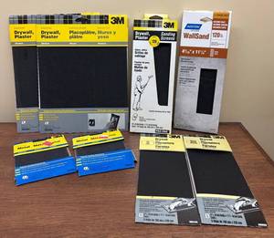 LLSR - 3M & Norton Sandpaper and Drywall Screens