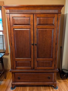 ML - Davis International Wood Two Door Cabinet